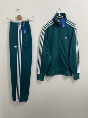 Adidas Originals Classics Firebird Tracksuit Legacy Teal White Size M